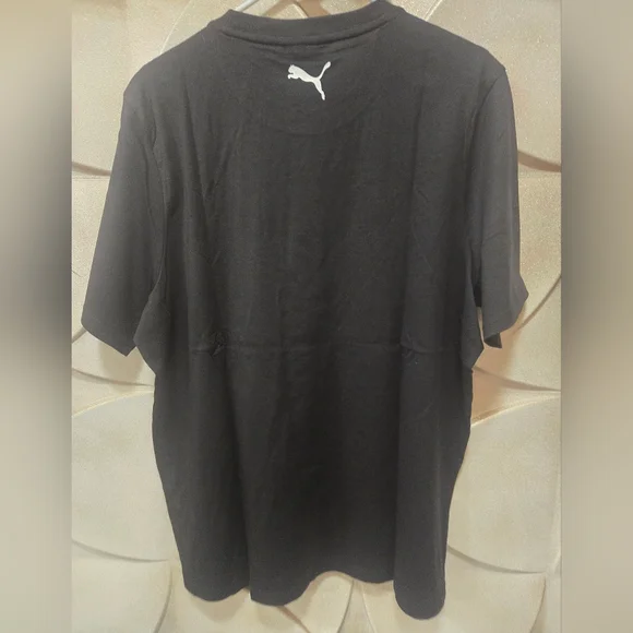Puma Men's Tee Shirt Size XL Black - Picture 2 of 3